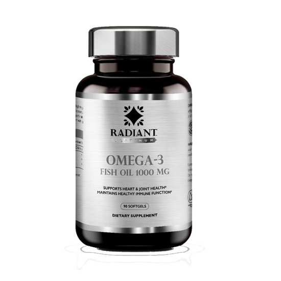 Radiant Platinum Omega-3 Fish Oil 1000mg 90sgels