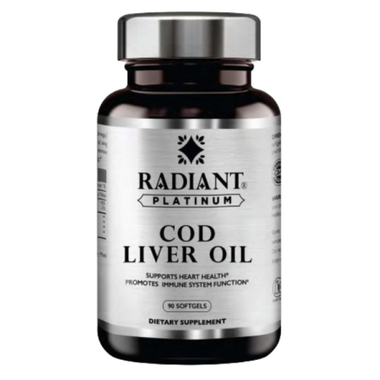 Radiant Platinum Cod Liver Oil 90 Softgels