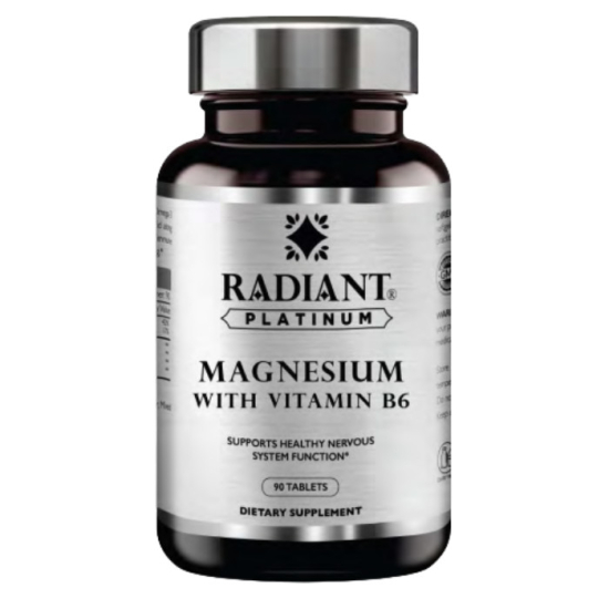 Radiant Platinum Magnesium With Vitamin B6 90 Tablets