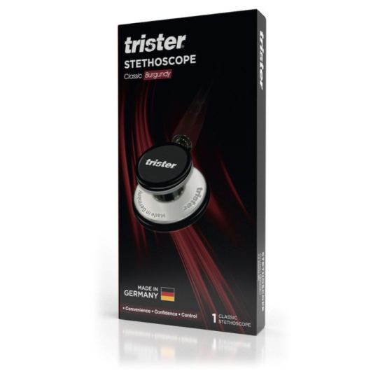 Trister Stethoscope Classic Burgundy -TS 601SCBG