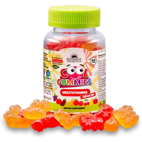 Sunshine Nutrition Cool Gummies Multivitamins + Minerals 60 Tablets