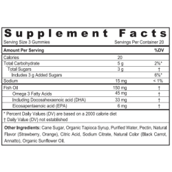 Sunshine Nutrition Cool Gummies Omega3 With DHA/EPA 60 Tablets Sunshine Nutrition Cool Gummies Omega3 With DHA/EPA 60 Tablets