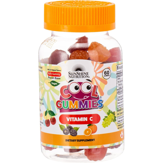 Sunshine Nutrition Cool Gummies Vitamin C 60 Gummies