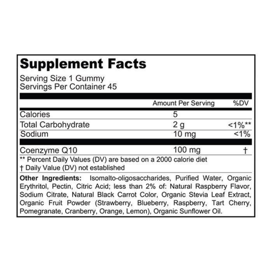 Sunshine Nutrition Good Gummies COQ10 Gummies 45 Tablets