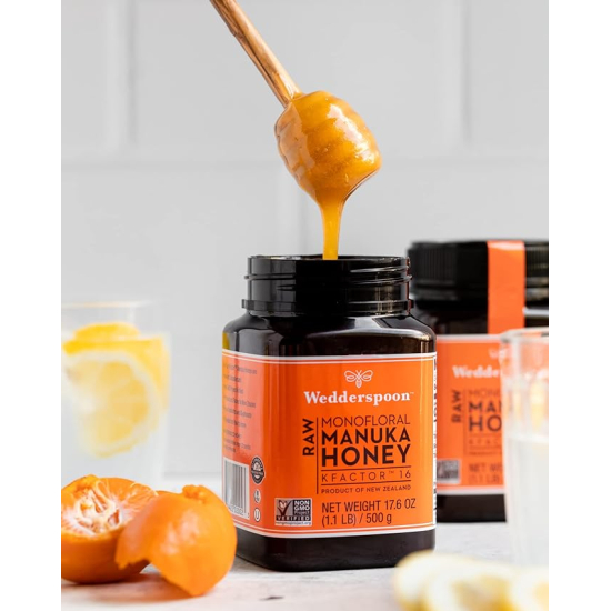 Wedderspoon Raw Monofloral Manuka Honey KF 16 500 g