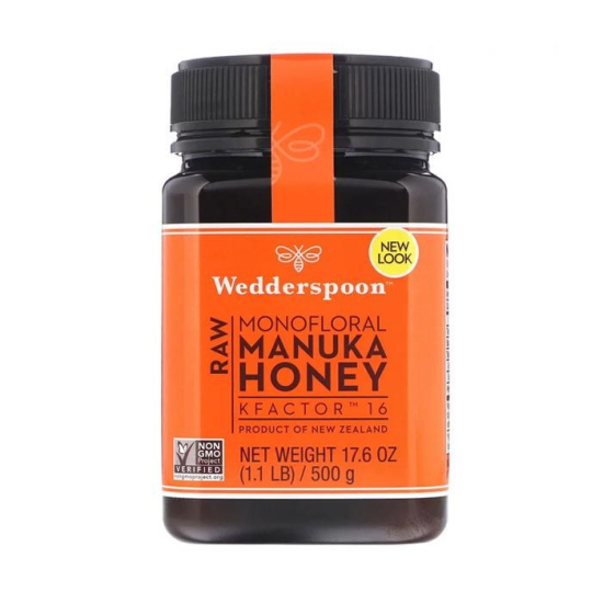 Wedderspoon Raw Monofloral Manuka Honey KF 16 500 g