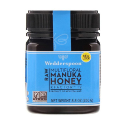Wedderspoon Raw Multifloral Manuka Honey KF 12 250g Wedderspoon Raw Multifloral Manuka Honey KF 12 250g