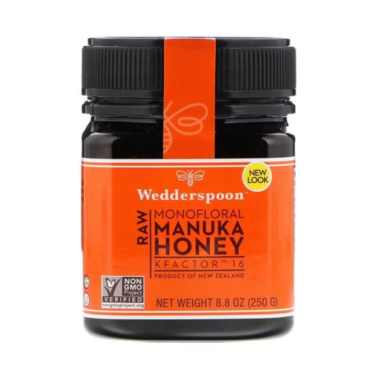 Wedderspoon Raw Monofloral Manuka Honey KF 16 250g