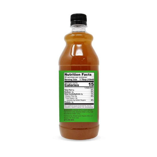 Wedderspoon Apple Cider Vinegar With K factor 16 M Honey 750 ml