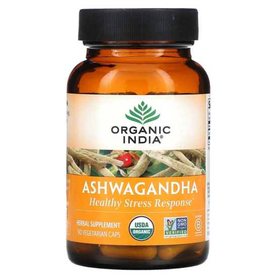 Organic India Ashwagandha 90 Vegetarian Capsules