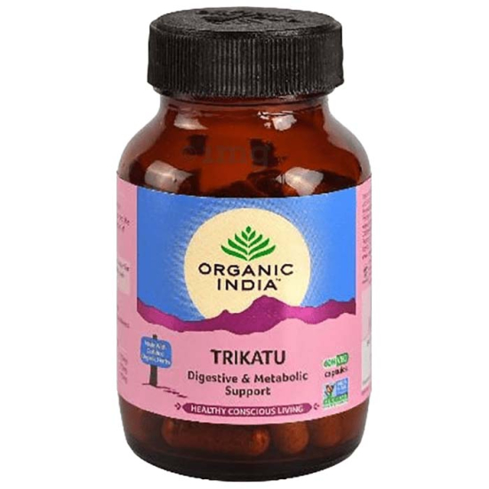 Organic India Trikatu Digestive & Metabolic Support 90 Tablets
