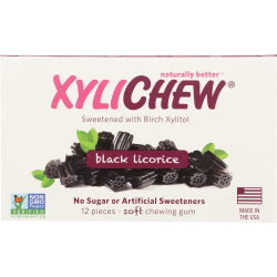 Xylichew Gum Licorice 12 pcs Xylichew Gum Licorice 12 pcs