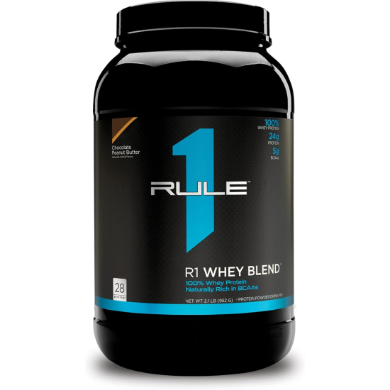 Rule1 Whey Blend 28 Servings Chocolate Peanut Butter 2.09 Lb