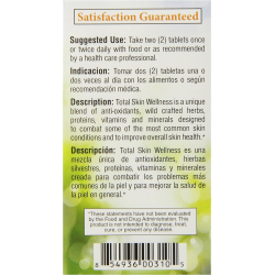 Bio Nutrition Total Skin Wellness 60's Bio Nutrition Total Skin Wellness 60's