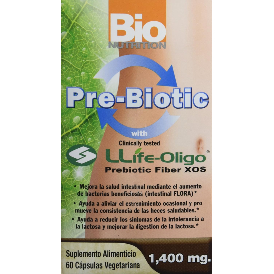 Bio Nutrition Pre-Biotic 1400 Mg 60 Capsules