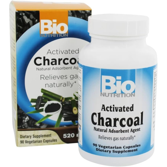 Bio Nutrition Activated Coconut Charcoal 520 mg 90 Capsule