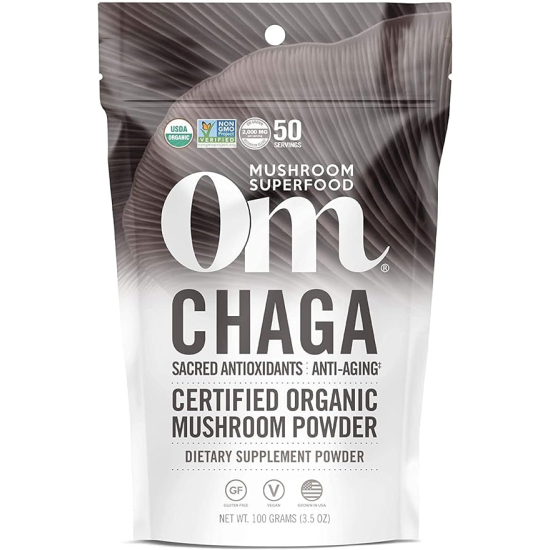 Om Chaga Organic Mushroom Powder 100 g