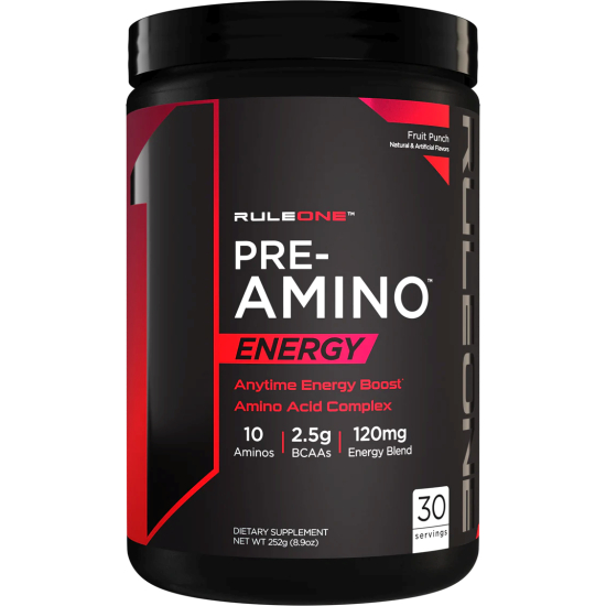 Rule1 Pre Amino 30 Servings Fruit Punch