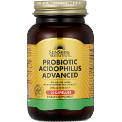 Sunshine Nutrition Probiotic Acidophilus Advanced 100 Capsules Sunshine Nutrition Probiotic Acidophilus Advanced 100 Capsules