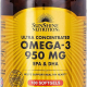 Sunshine Nutrition Ultra Concentrate Omega-3 950mg EPA & DHA 100 Softgels