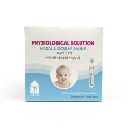 Life Physiological Saline Salt Single Dose 20X5Ml: 00622 Life Physiological Saline Salt Single Dose 20X5Ml: 00622