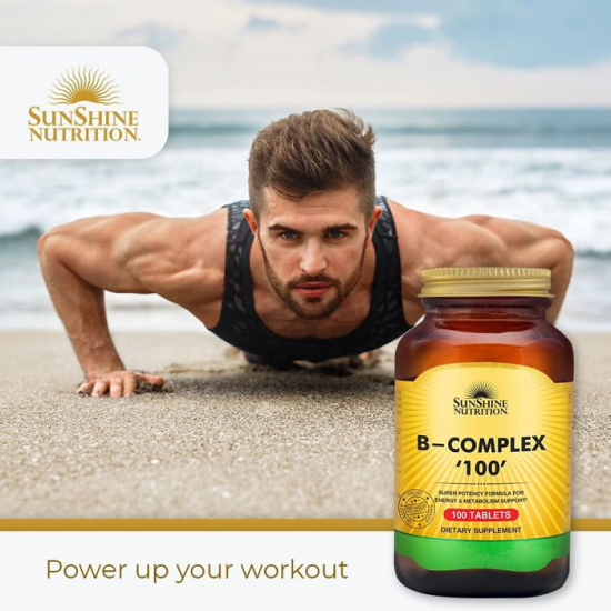 Sunshine Nutrition B-Complex 100 Tablets