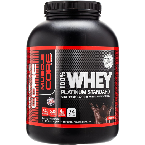 Muscle Core 100% Whey Platinum Standard 5 Lb Chocolate