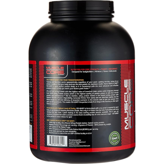 Muscle Core Nutrition Iso Whey 5 lb Vanilla