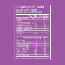 Sunshine Nutrition B-Complex Sugar Free Orange Flavor Effervescent 20 Tablets Sunshine Nutrition B-Complex Sugar Free Orange Flavor Effervescent 20 Tablets