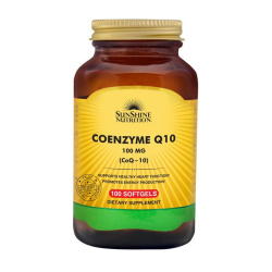 Sunshine Nutrition Coenzyme Q10 100mg 100 Softgels Sunshine Nutrition Coenzyme Q10 100mg 100 Softgels