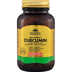 Sunshine Nutrition High Potency Curcumin 100 Softgels Sunshine Nutrition High Potency Curcumin 100 Softgels