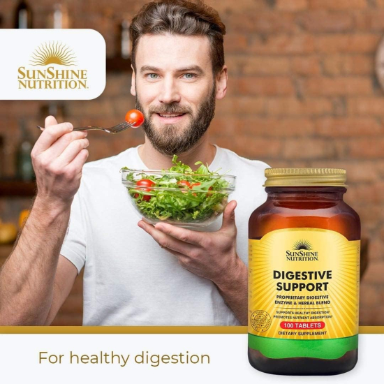 Sunshine Nutrition Digestive Support 100 Tablets