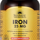 Sunshine Nutrition Iron 25 Mg 100 Capsules