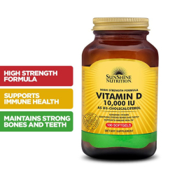 Sunshine Nutrition Vitamin D 10000 Iu 100 Softgels Sunshine Nutrition Vitamin D 10000 Iu 100 Softgels
