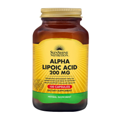 Sunshine Nutrition Alpha Lipoic Acid 200mg 100 Capsules Sunshine Nutrition Alpha Lipoic Acid 200mg 100 Capsules
