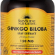 Sunshine Nutrition Ginkgo Biloba 150 mg 100 Capsules