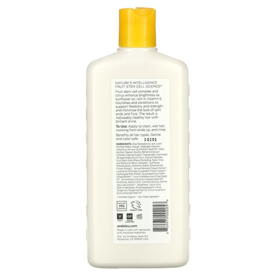 Andalou Sunflower & Citrus Brilliant Shine Conditioner 340ml