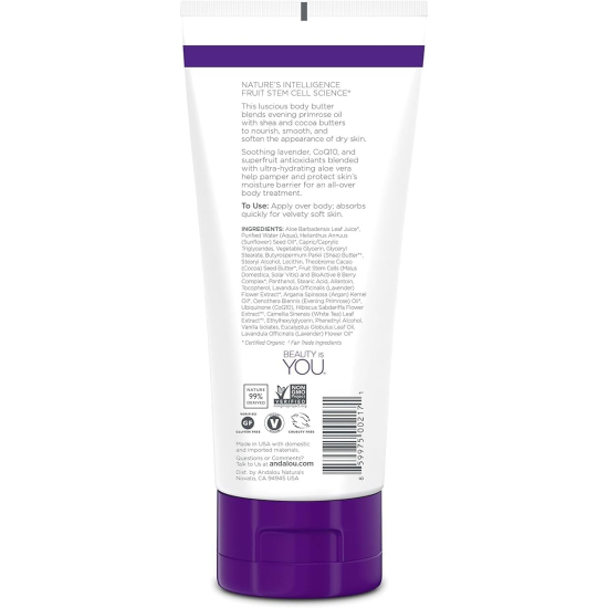 Andalou Lavender Shea Firming Body Butter 236 ml