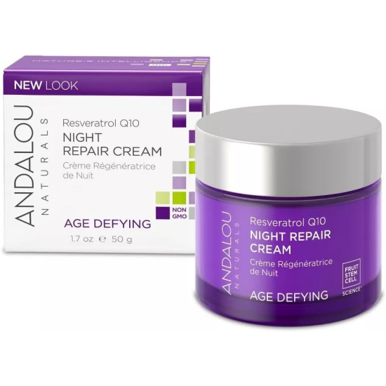 Andalou Resveratrol Q10 Night Repair Cream 50 ml