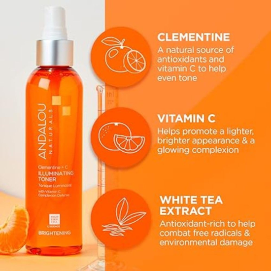 Andalou Clementine+C Illuminating Toner 178 ml