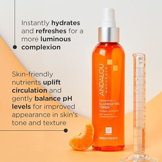 Andalou Clementine+C Illuminating Toner 178 ml