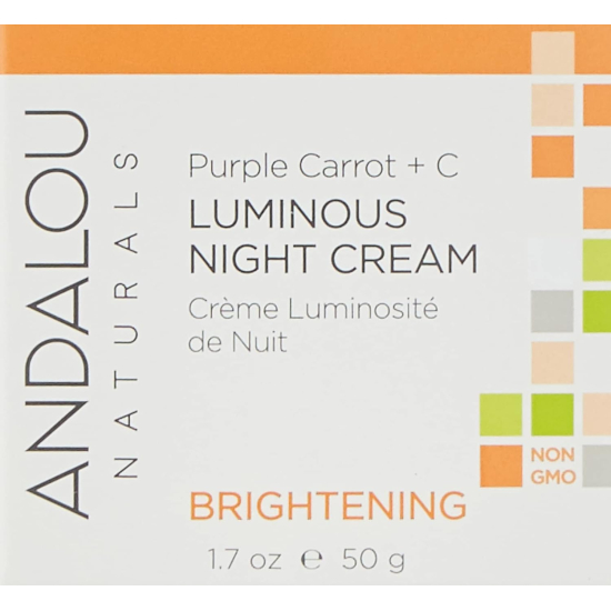 Andalou Purple Carrot+C Luminous Night Cream 50 ml