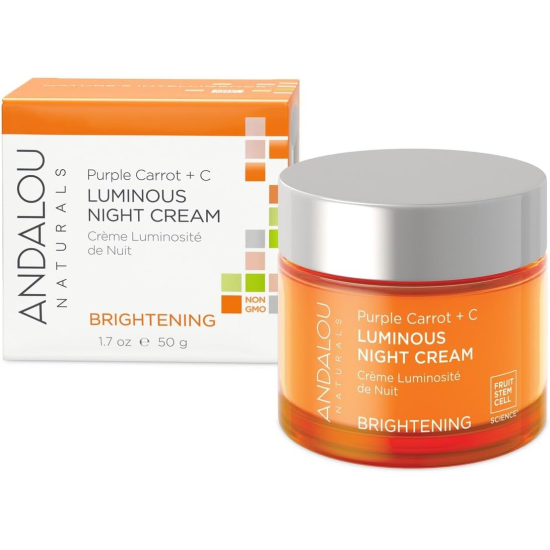 Andalou Purple Carrot+C Luminous Night Cream 50 ml