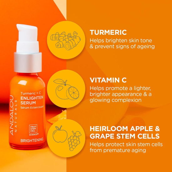 Andalou Turmeric + C Enlighten Serum 32 ml