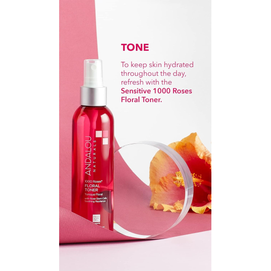 Andalou 1000 Roses Floral Toner 178 ml