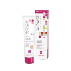 Andalou 1000 Roses CC (SPF 30) Color + Correct Sheer Nude 58 ml Andalou 1000 Roses CC (SPF 30) Color + Correct Sheer Nude 58 ml