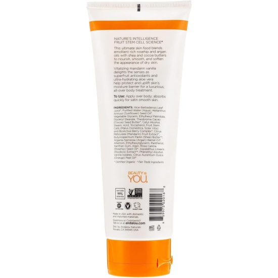 Andalou Mandarin Vanilla Body Lotion 8 Oz