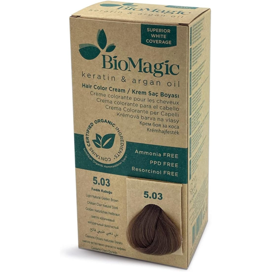 Biomagic Hair Color C K 5/03 Light Nat Golden Brown