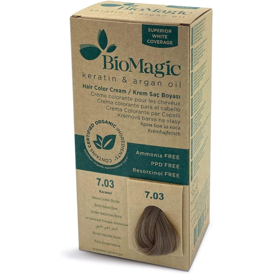 Biomagic Hair Color C K 7/03 Natural Golden Blonde