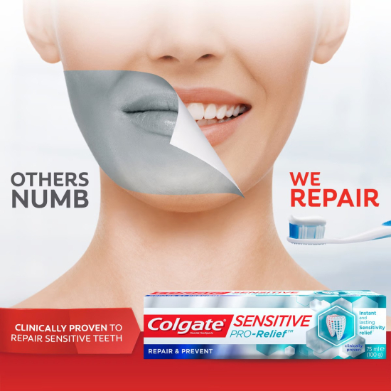 Colgate Sensitive Pro Relief Repair And Prevent Toothpaste, 75ml